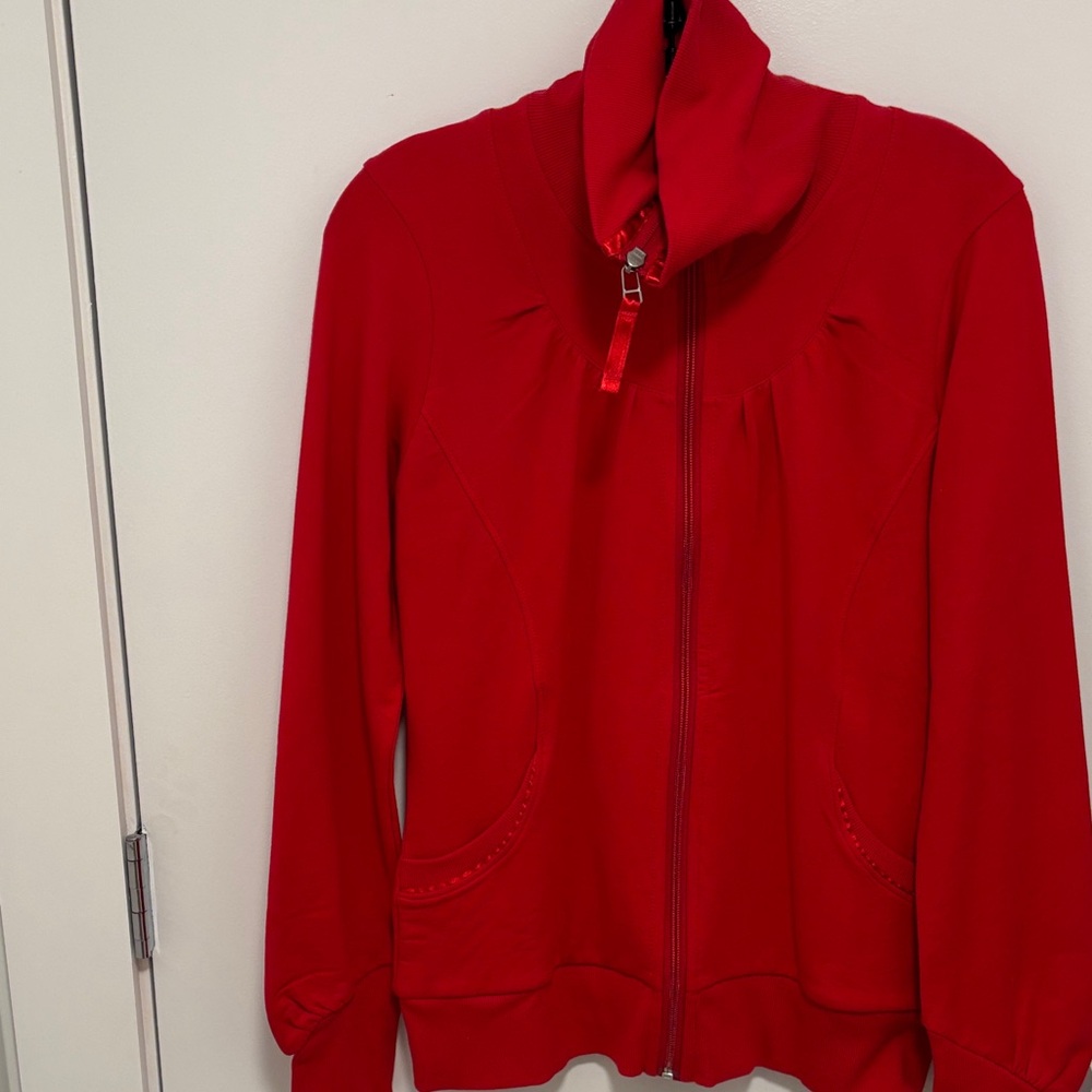 Cutter & Buck Red Golf Zip Jacket NWT - Size M